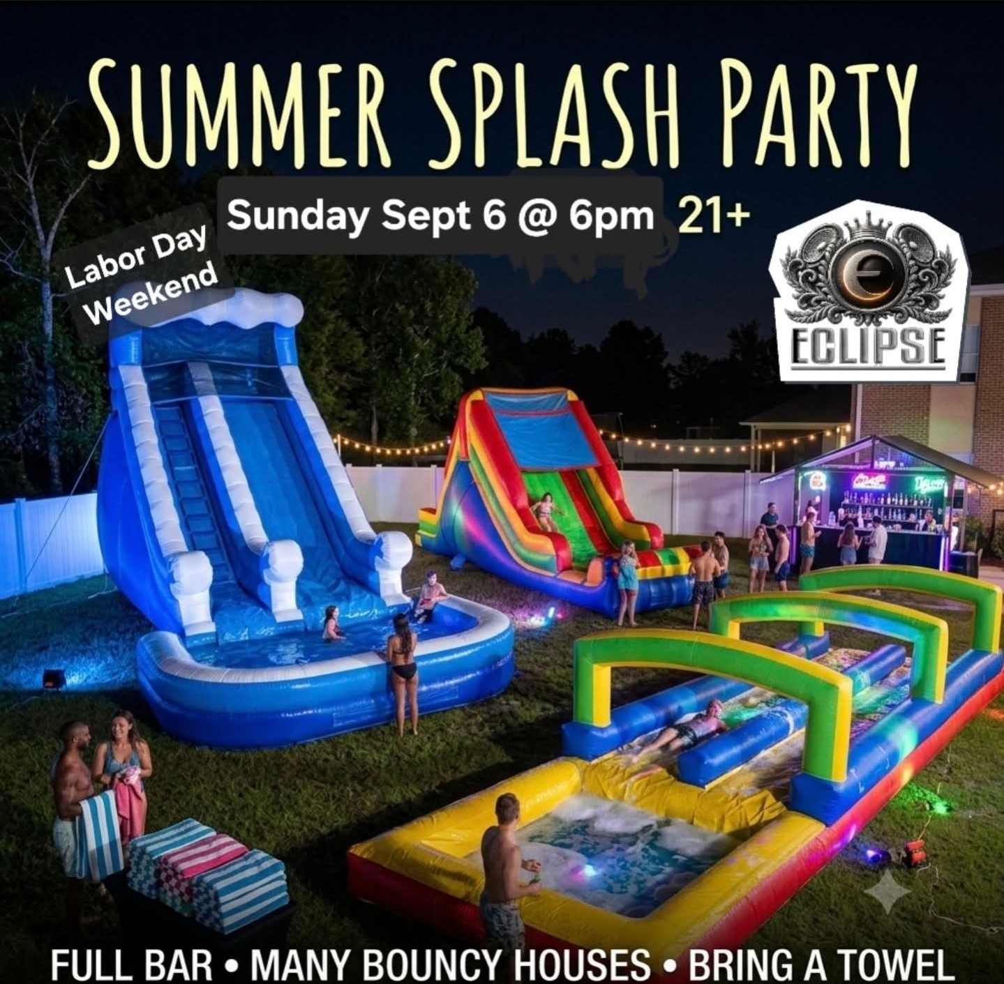 Summer Splash Bring a Towel Party